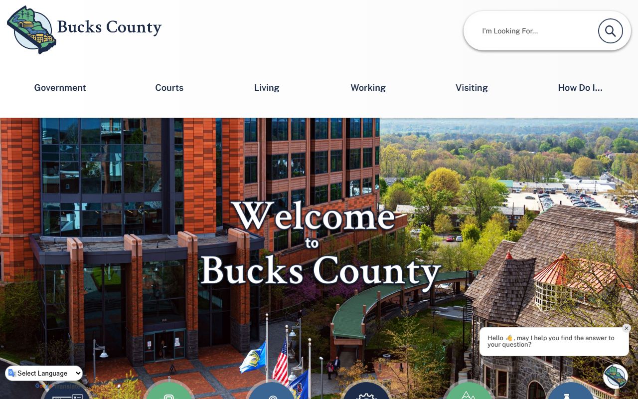 Bucks County Government building serving Bensalem Township and surrounding communities