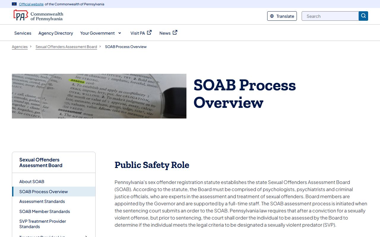 SOAB Process Overview