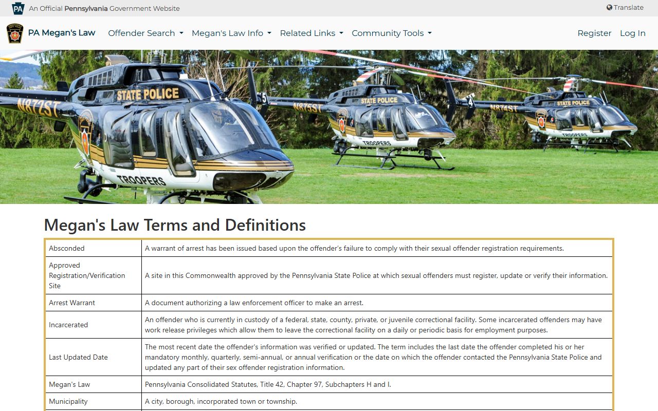 Terms and Definitions